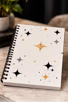 Night Star Spiral Notebook